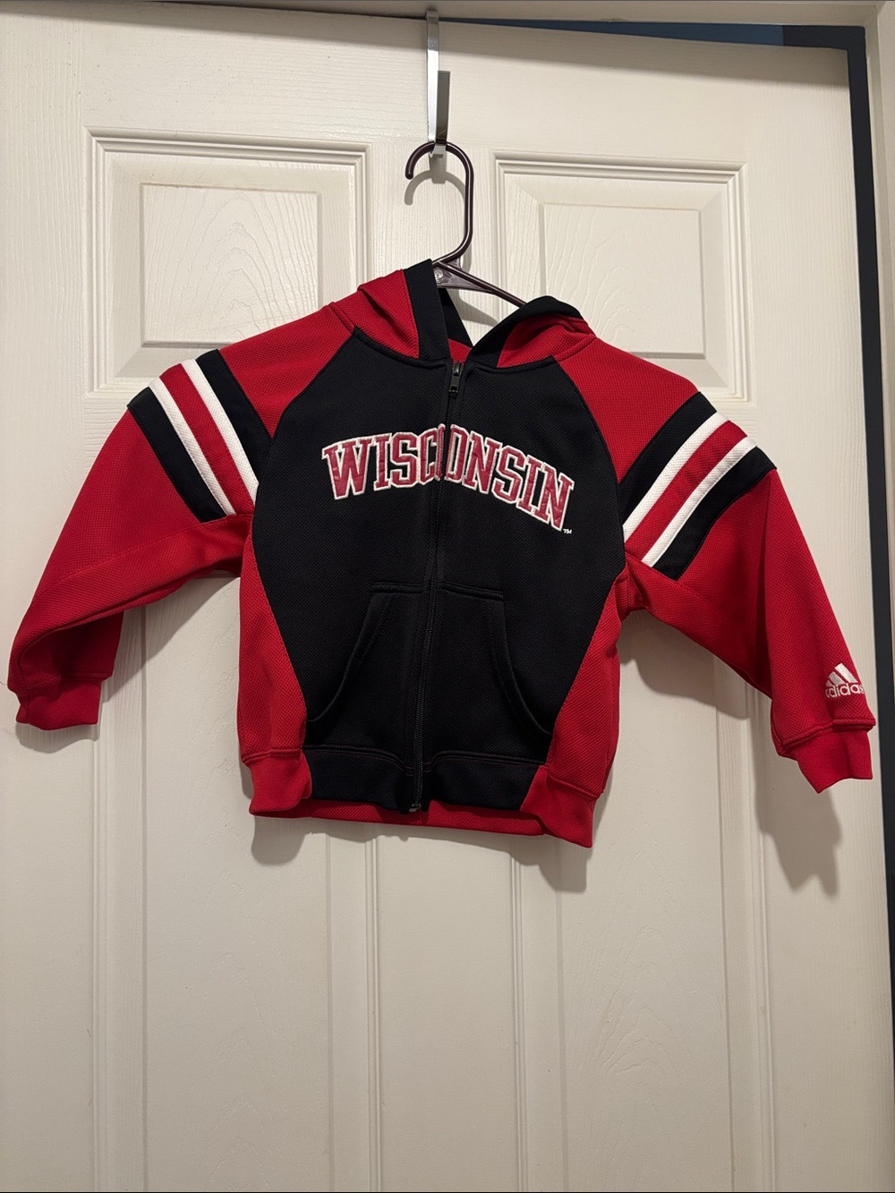 Adidas Wisconsin zip up